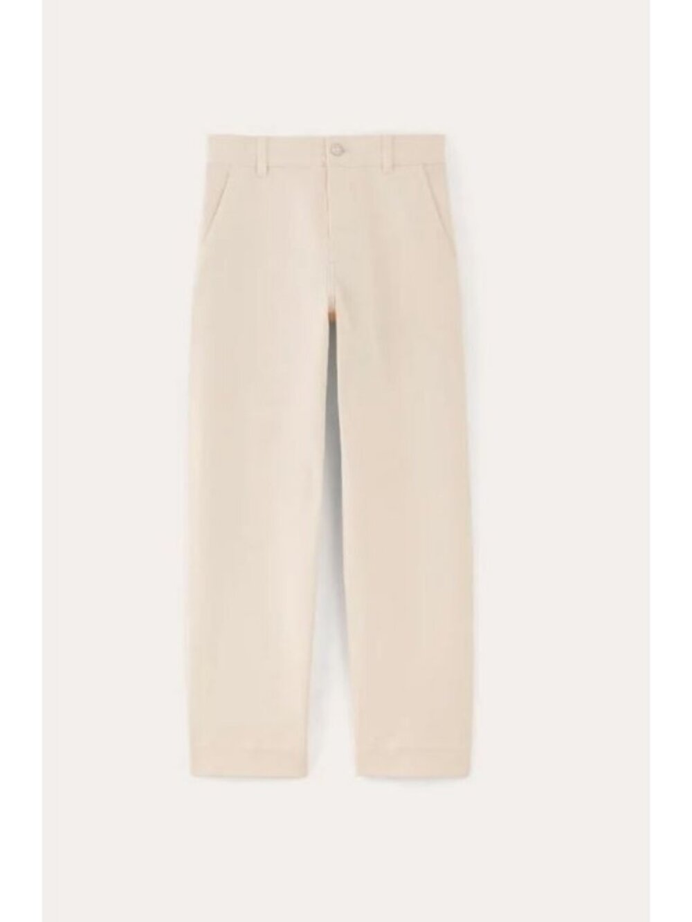 Everlane The Utility Straight Leg Pant Bone Size 12 Regular NWT
